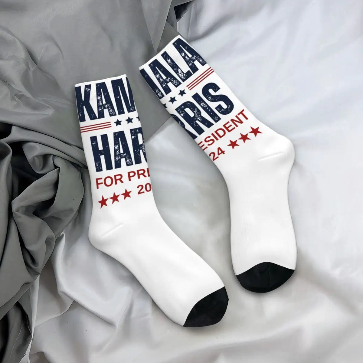 Crazy Design Men's Women's Kamala Harris 2024 Election Dress Socks Product Cozy Socks Cotton Best Gifts